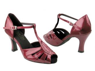 dansschoenen rood lak  